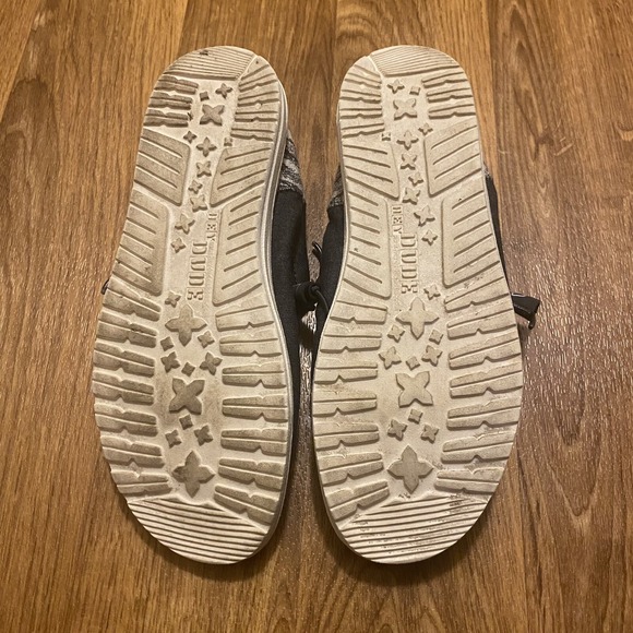 Hey Dude Wally Funk Carbon Shoes Men‎ Size 9 Blue Casual Slightly Used - Picture 5 of 6